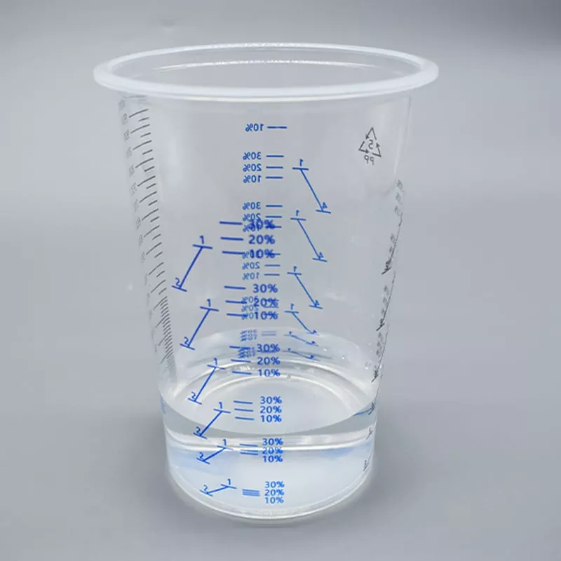 1000 ml vienkartinis PP dažų maišymo puodelis