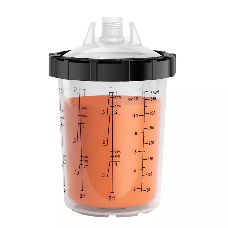 Kokios yra konkretūs 400 ml vienkartinės dažų taurės sistemos 1.0 pritaikymas pramoninėje gamyboje?