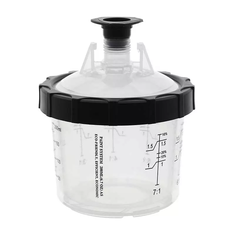 Kaip 200 ml vienkartinio dažų puodelio sistema 1.0 pakeičia automobilių ir pramonės purškiamojo dažymo efektyvumą?