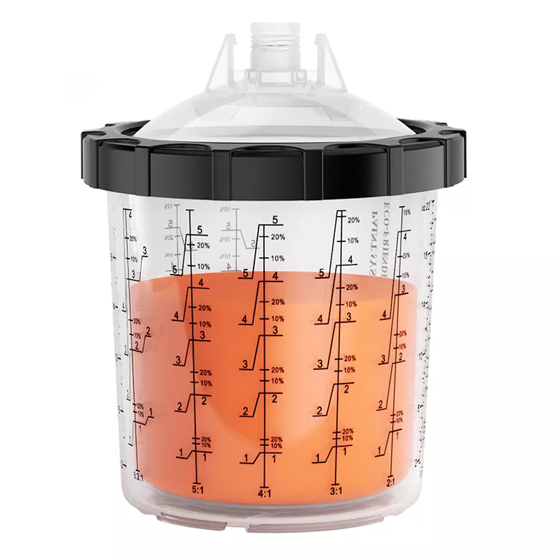 600 ml vienkartinės dažų taurės sistemos 1.0