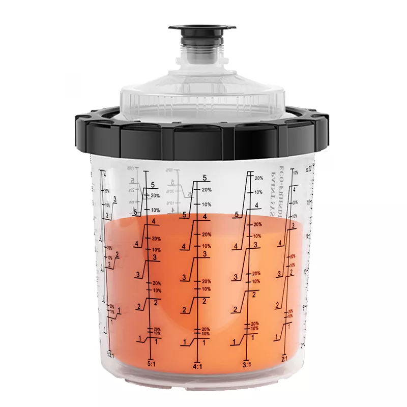 650 ml vienkartinės dažų taurės sistema 2.0