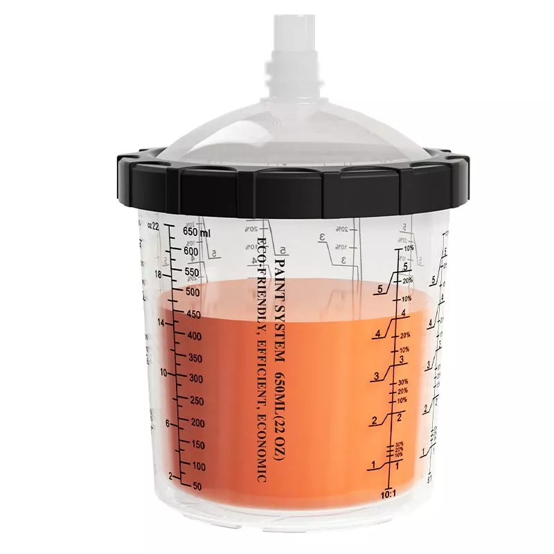 650ML vienkartinių dažų puodelių sistema 4.0